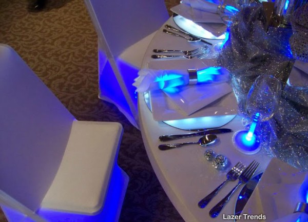 glowing tablescapes