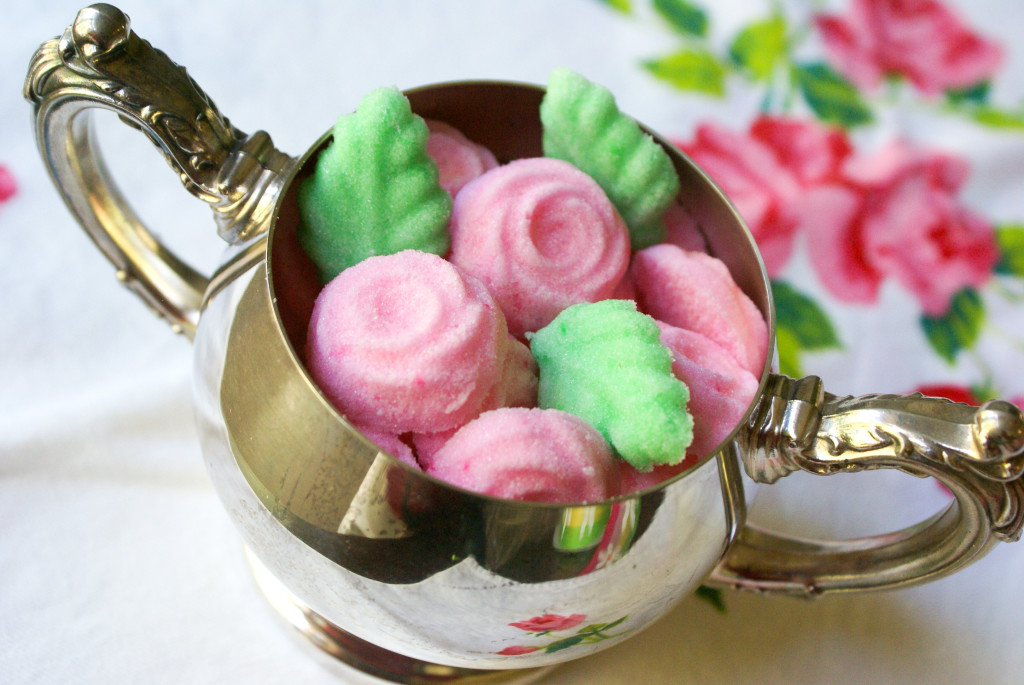 molded sugar for tea parties