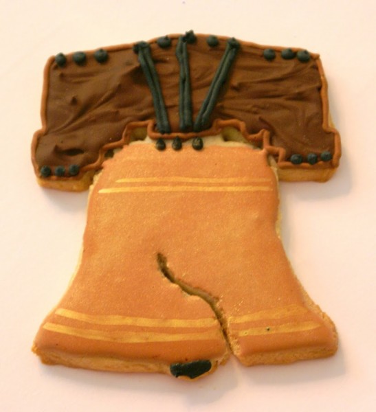 liberty bell decorated cookies