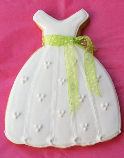 debutante ballgown dress cookies