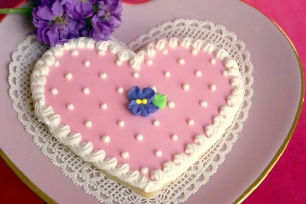 valentine heart cookie