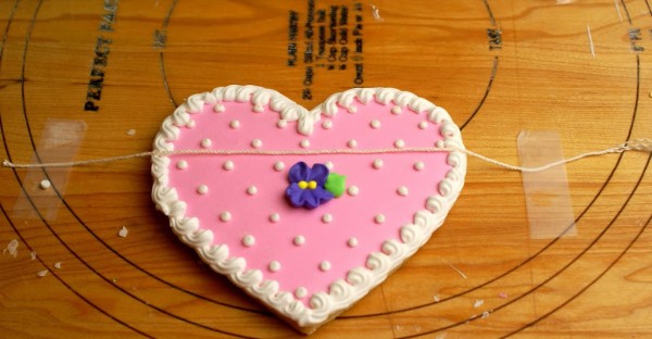 valentine heart cookie