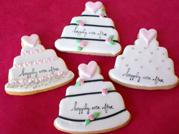 wedding cookies favors bridal shower cookies