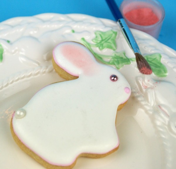 decorated baby bunny cookies
