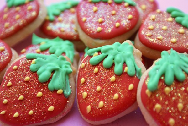 decorated margarita cookies     