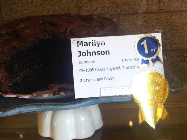 All American Choclate Cake.Marilyn Johnson