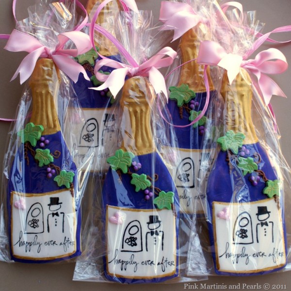 vineyard wedding cookie favors          