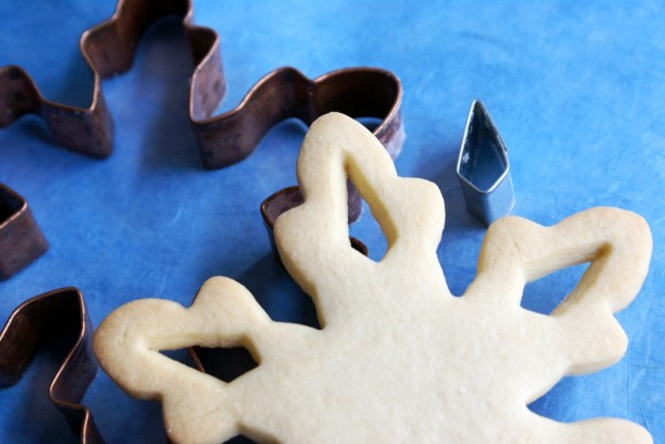 Decorated snowflake cookies Christmas cookies