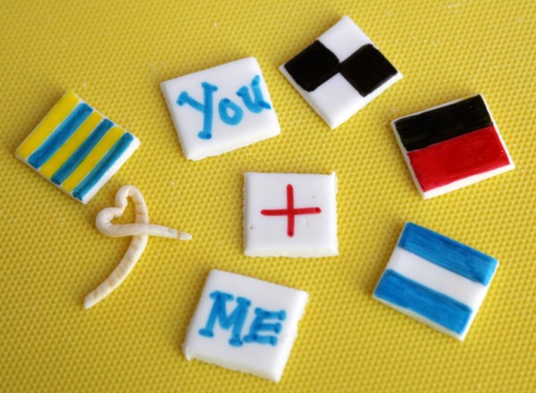 sail boat cookies