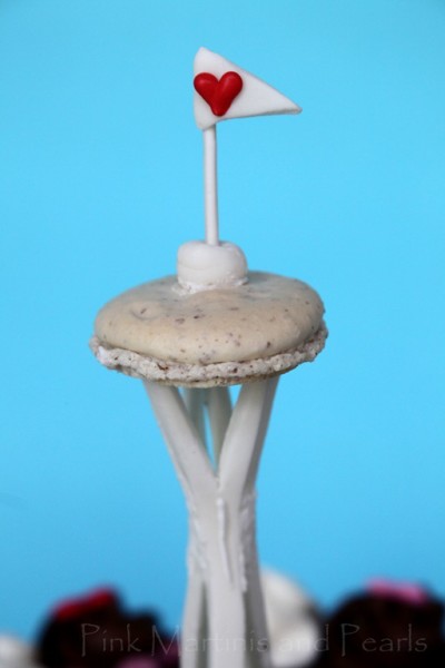 Seattle Space Needle Macaron