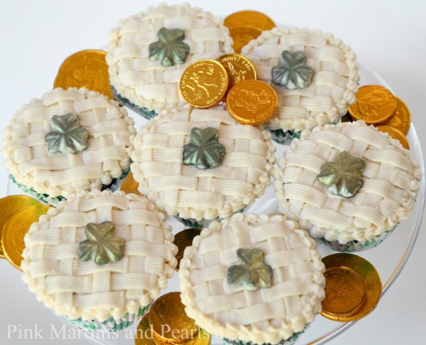 st. patrick's day boozy cupcakes