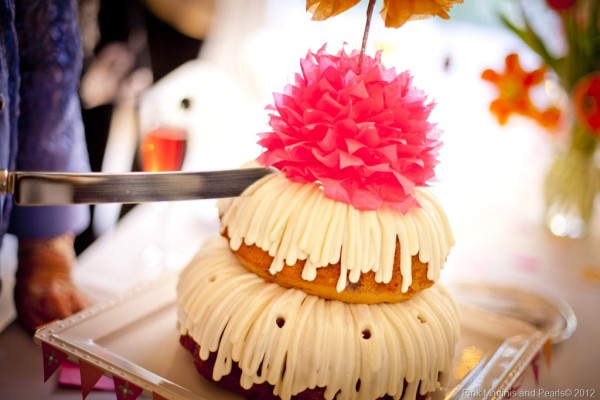 Double Layer Birthday Bundt Cakes