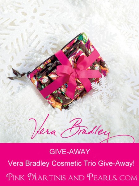 Vera Bradley Pink Martinis and Pearls Give-away