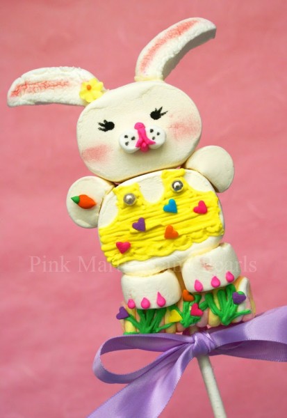 marshmallow bunny pops