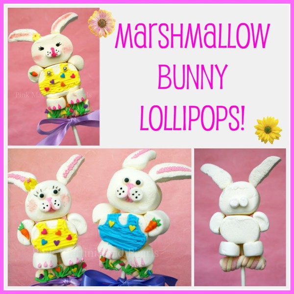 marshmallow bunny pops