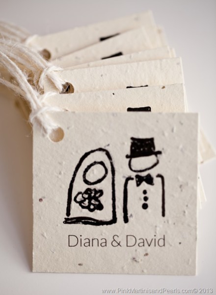 bridal shower cookie tags