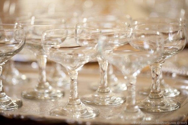 champagne glasses