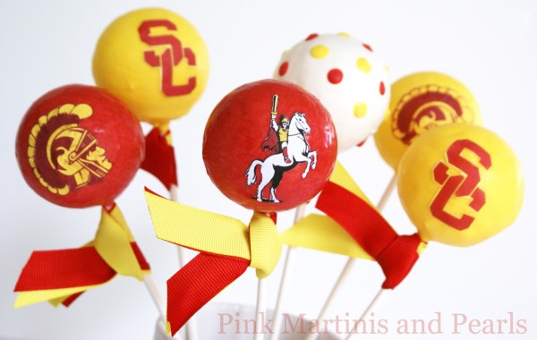 USC cake pops     