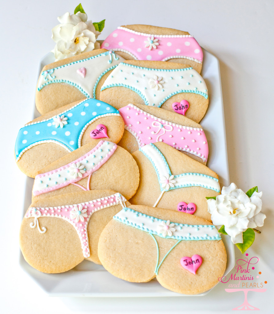 Bridal Shower Tushie Cookies