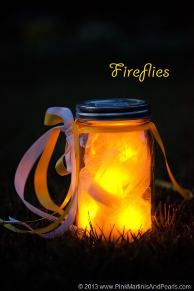 DIY firefly lanterns