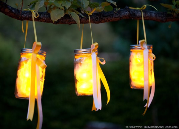 DIY firefly lanterns