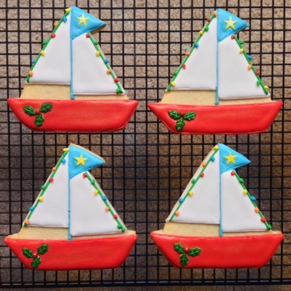 OC chrisrmas boat parade cookies