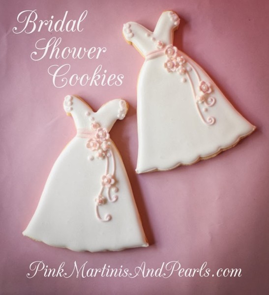 Bridal Shower Wedding Dress Cookie-5932