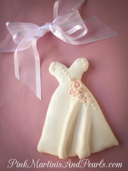 Bridal Shower Wedding Dress Cookie-5973