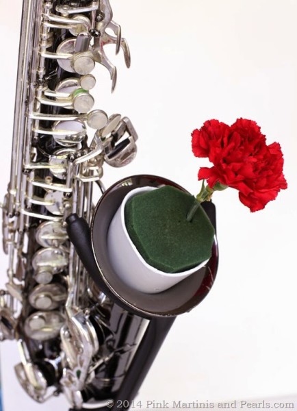 DIY Musical Instrument Floral Arrangement Saxophone
