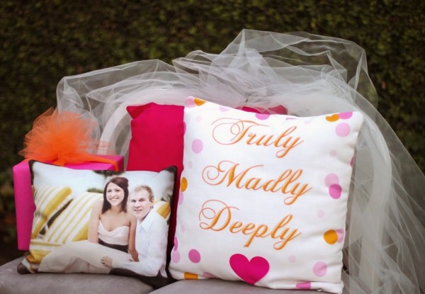Shutterfly Bridal Shower Pillows