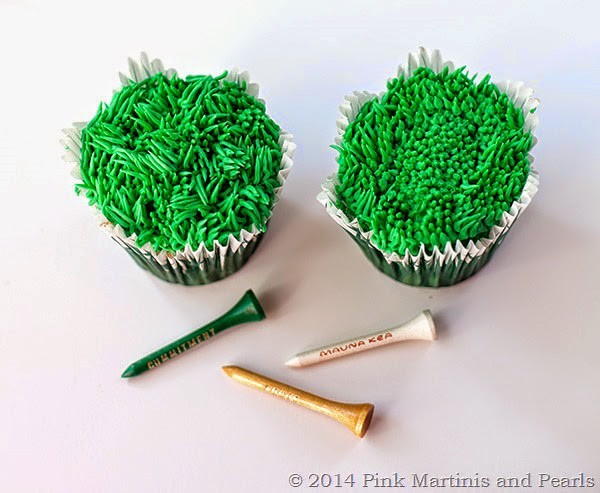 Father's Day Golf Cupcakes