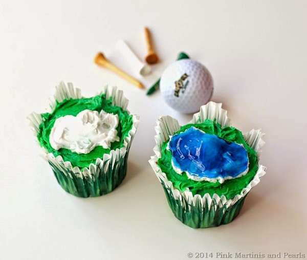 Father's Day Golf Cupcakes