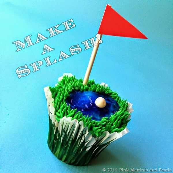 Father's Day Golf Cupcakes