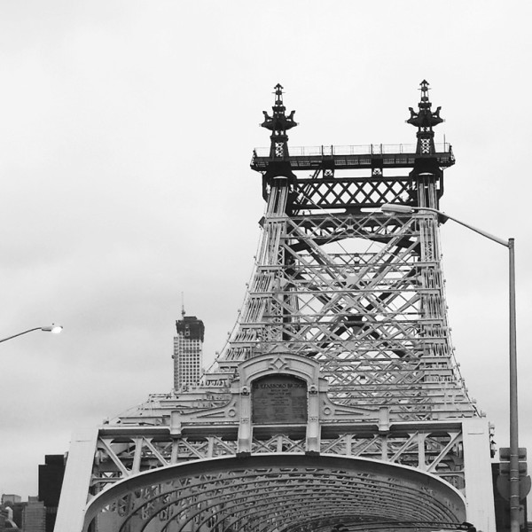 queensboro bridge b.w