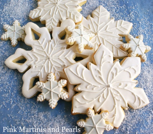 decorated snowflake cookies west elm