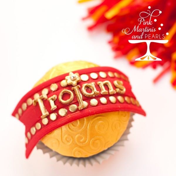 USC Trojans Cupcake-