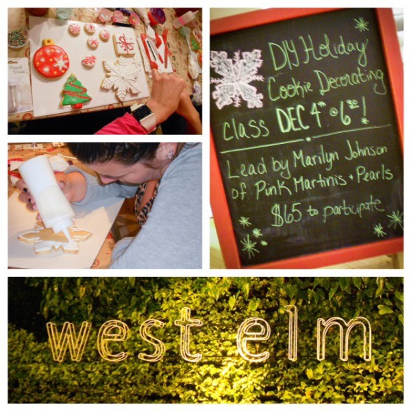 West Elm Holiday Cookie Decorating Workshop Marilyn Johnson collage 2