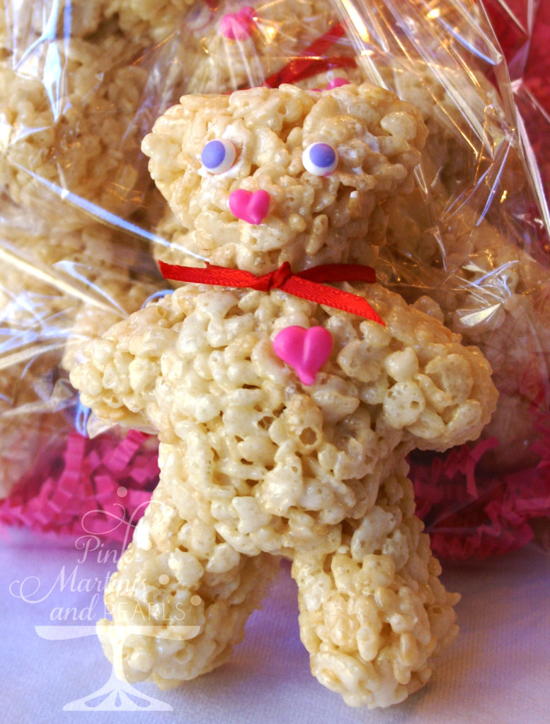 Collegiate Valentine Care Package Rice Krispy Bears