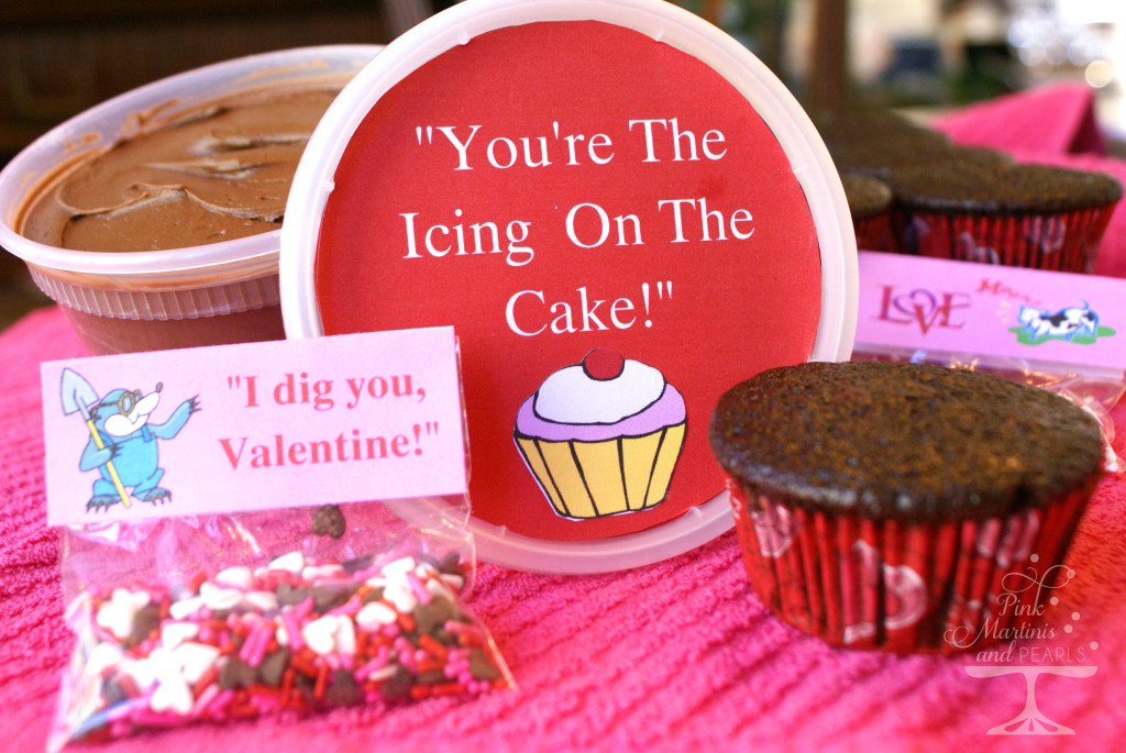 Collegiate Valentine Care Package DIY Cupcakes