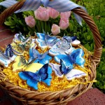 butterfly decorated cookies