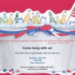 4th of july party invitation