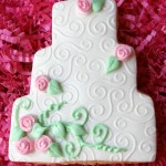 Embossed Fondant Wedding Cookies – Part 1