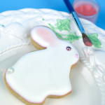 Decorated Baby Bunny Cookies