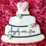 wedding cake cookie favors