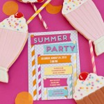 Tiny Prints Blog Today–Stately Straws Invitation Collaboration