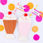 Decorated Milkshake Cookies