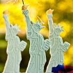 DIY Decorated Statue of Liberty Cookies/Sparkler Holders