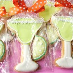 decorated margarita cookies