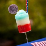 Red, White & Blue Daiquiri Cocktails