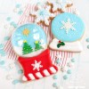 Shaking It Up With Snow Globe Decorated Sugar Cookies